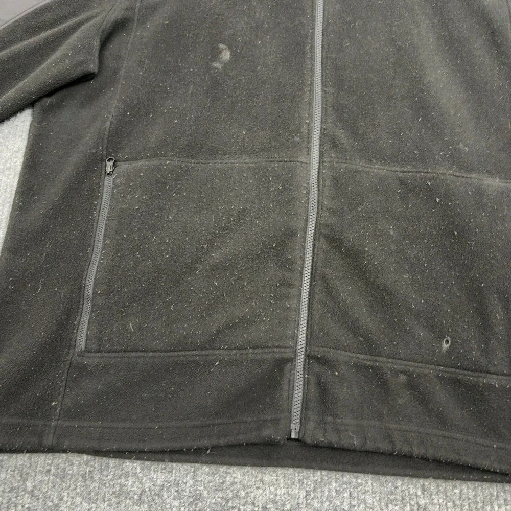 Polo Ralph Lauren Jacket Mens XL Black Polyester Nylon Full Zip Mock Neck Style‎